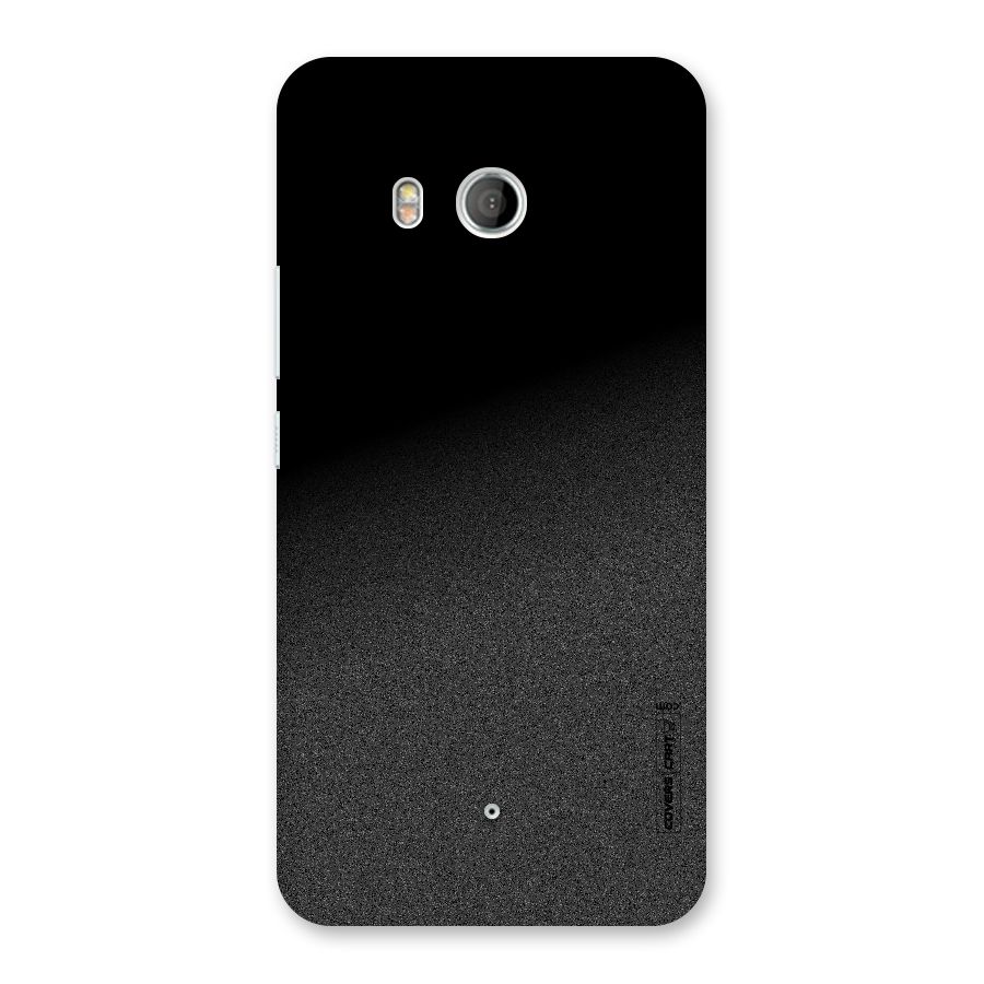 Black Grey Noise Fusion Back Case for HTC U11