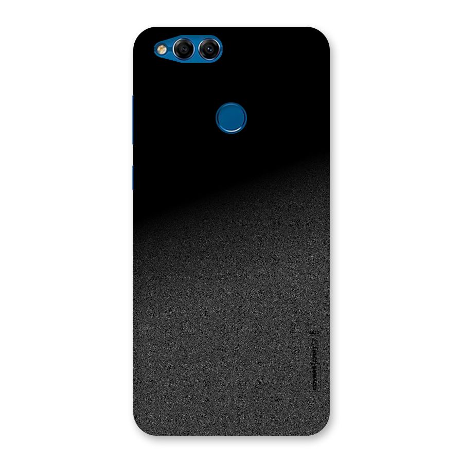 Black Grey Noise Fusion Back Case for Honor 7X
