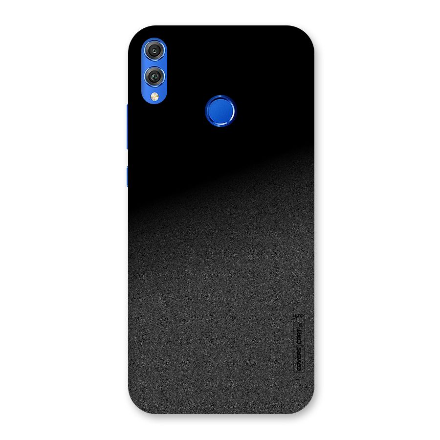 Black Grey Noise Fusion Back Case for Honor 8X