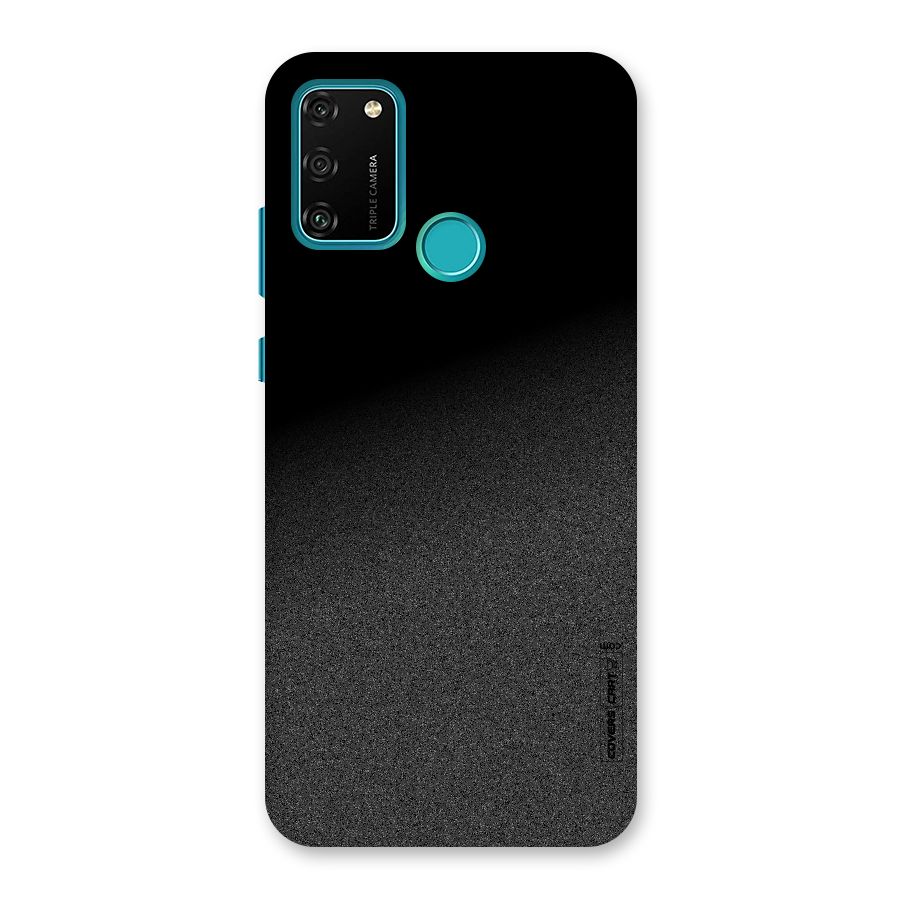 Black Grey Noise Fusion Back Case for Honor 9A
