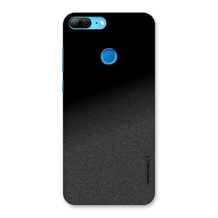 Black Grey Noise Fusion Back Case for Honor 9 Lite