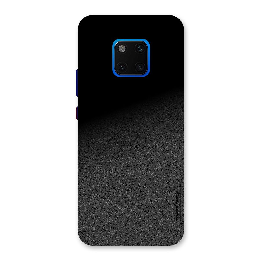 Black Grey Noise Fusion Back Case for Huawei Mate 20 Pro