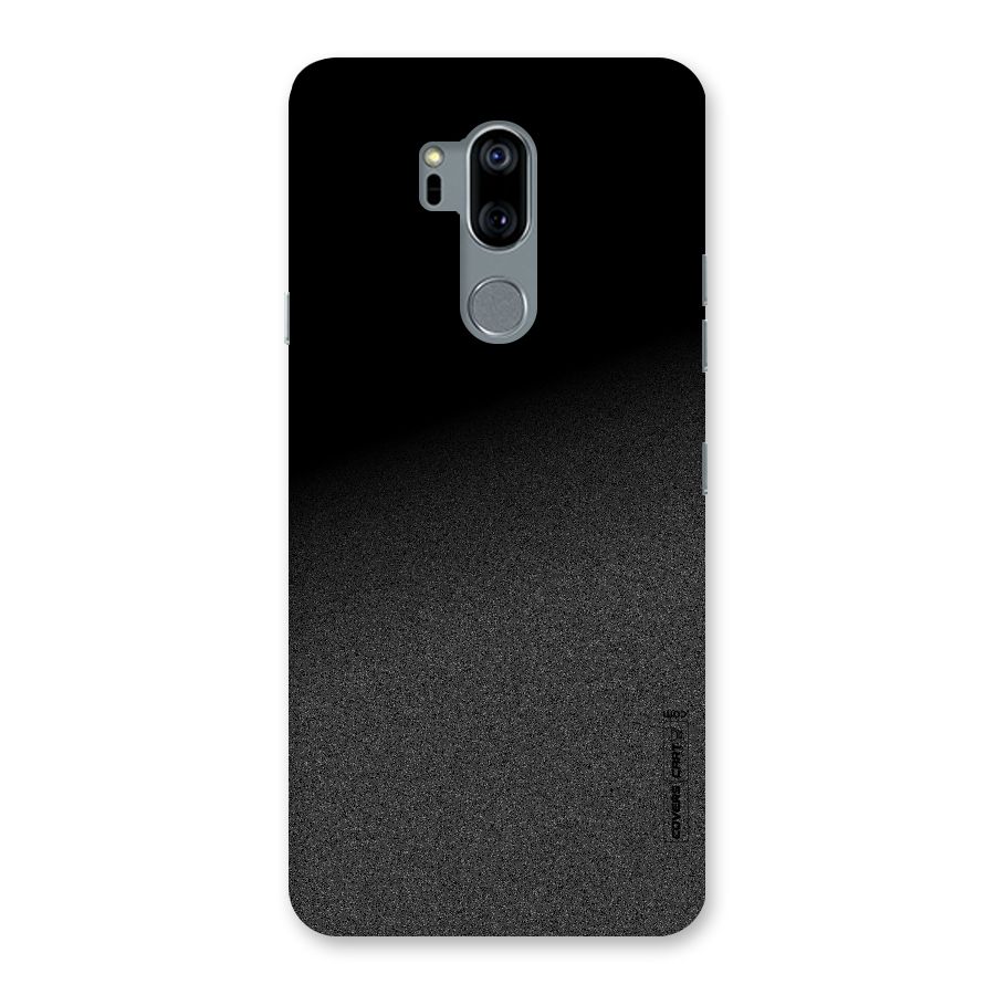 Black Grey Noise Fusion Back Case for LG G7