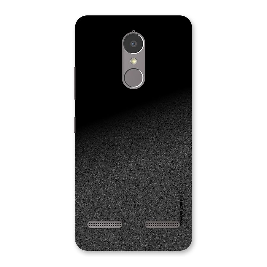Black Grey Noise Fusion Back Case for Lenovo K6 Power
