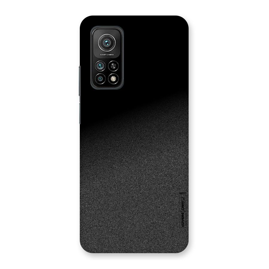 Black Grey Noise Fusion Back Case for Mi 10T 5G