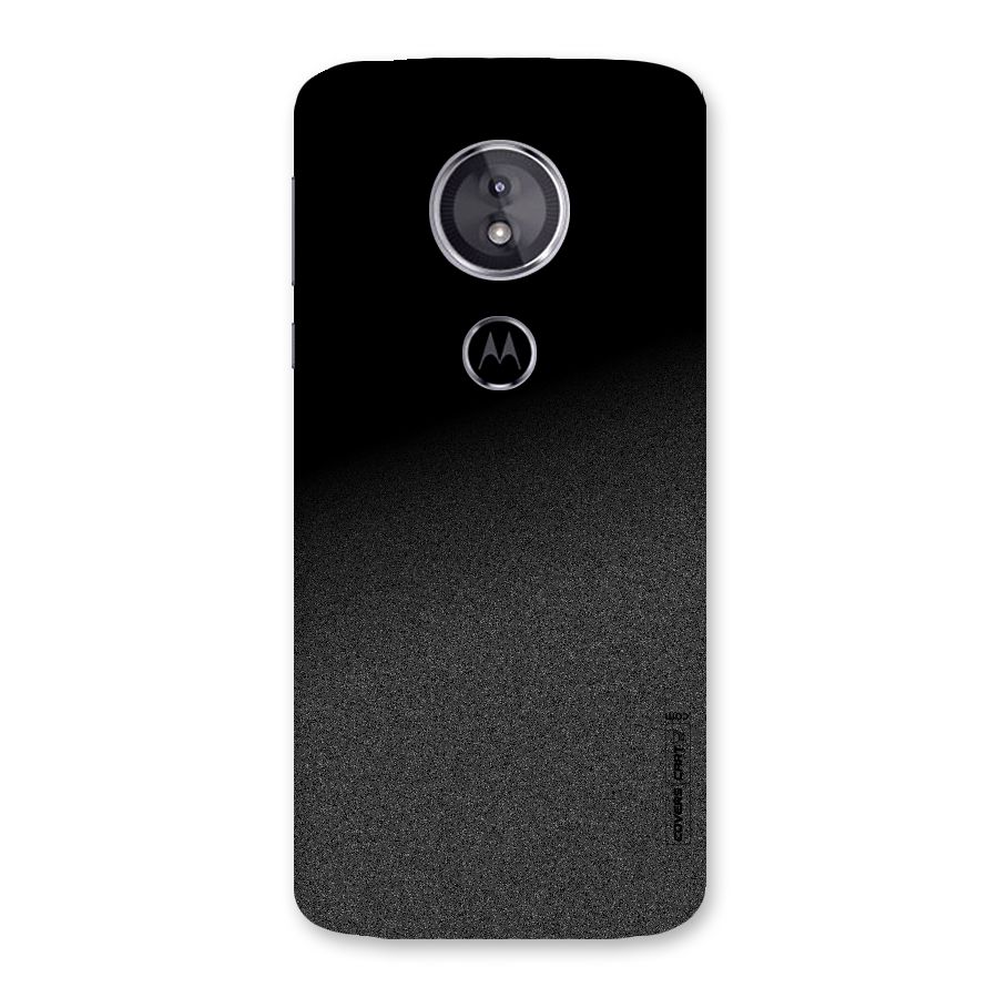 Black Grey Noise Fusion Back Case for Moto E5