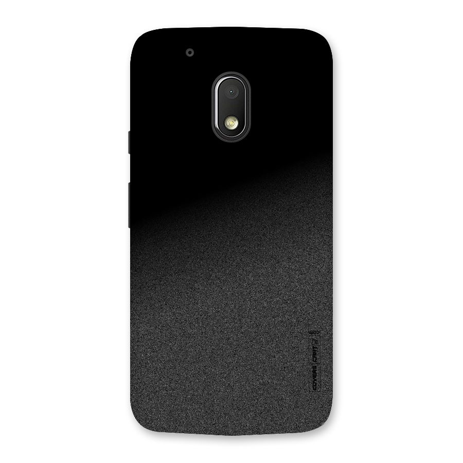 Black Grey Noise Fusion Back Case for Moto G4 Play