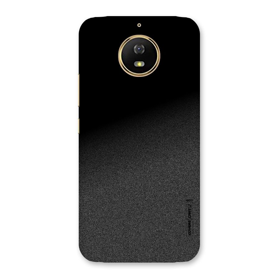 Black Grey Noise Fusion Back Case for Moto G5s
