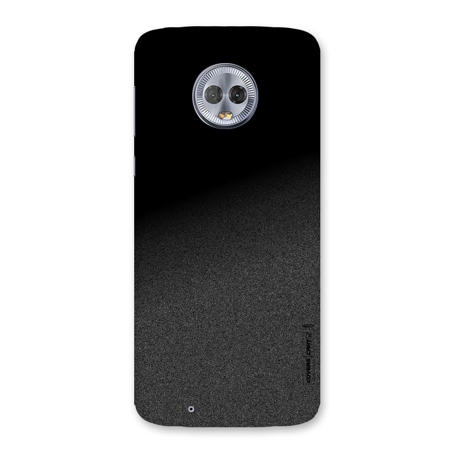Black Grey Noise Fusion Back Case for Moto G6