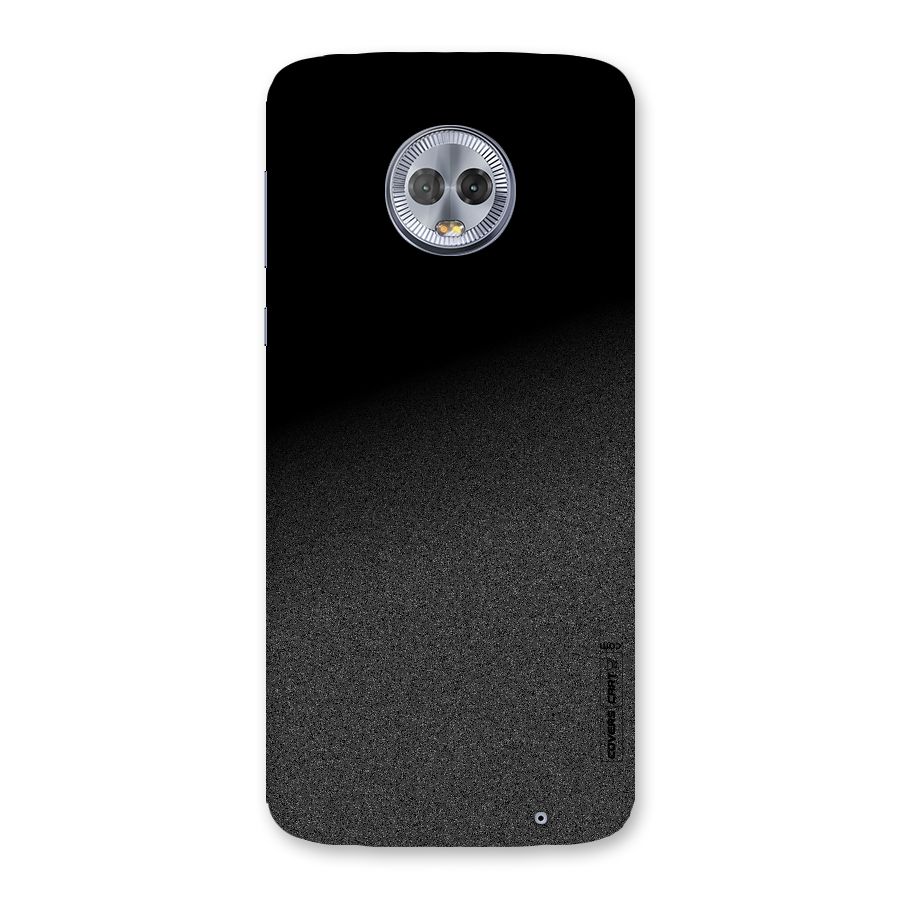 Black Grey Noise Fusion Back Case for Moto G6 Plus