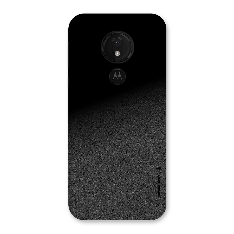 Black Grey Noise Fusion Back Case for Moto G7 Power