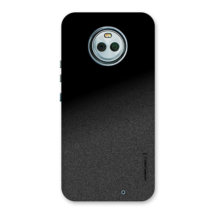 Black Grey Noise Fusion Back Case for Moto X4