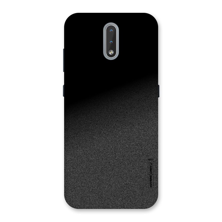 Black Grey Noise Fusion Back Case for Nokia 2.3