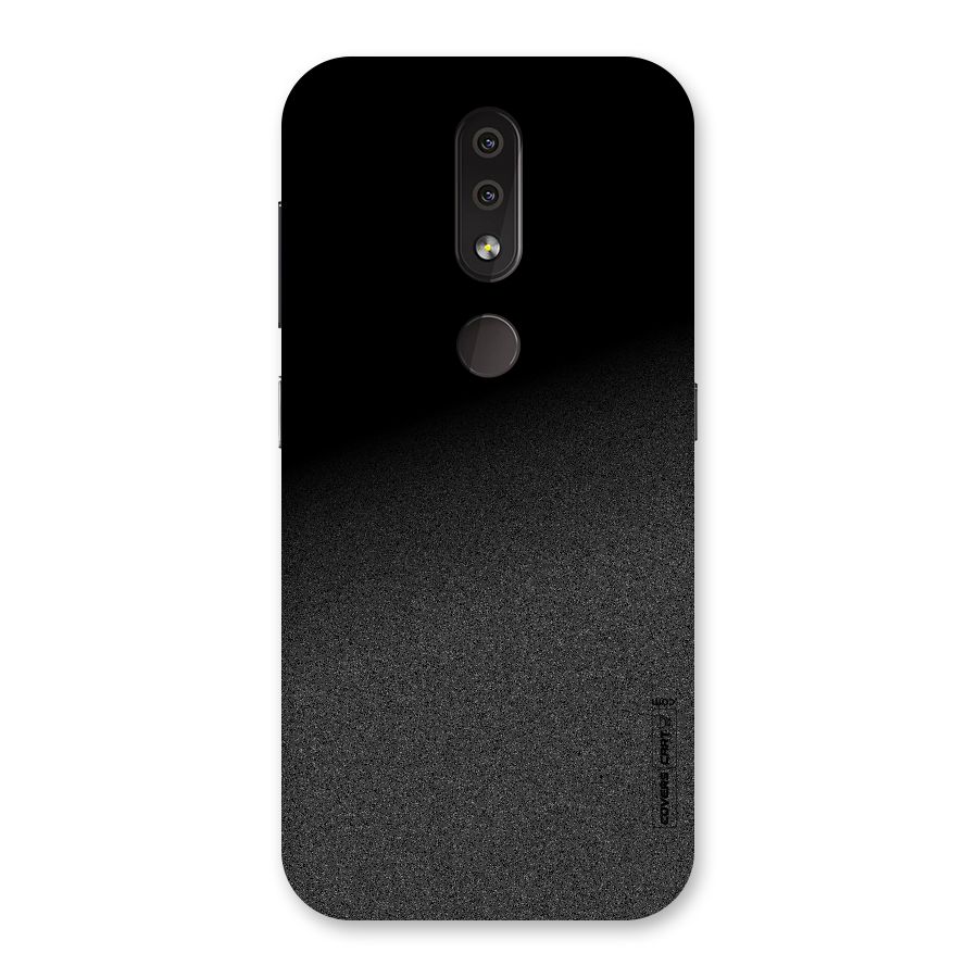 Black Grey Noise Fusion Back Case for Nokia 4.2
