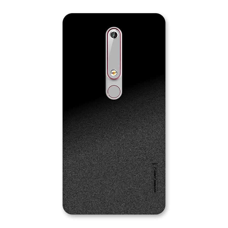 Black Grey Noise Fusion Back Case for Nokia 6.1