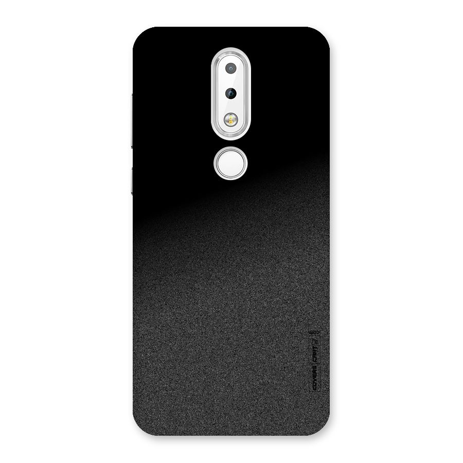 Black Grey Noise Fusion Back Case for Nokia 6.1 Plus