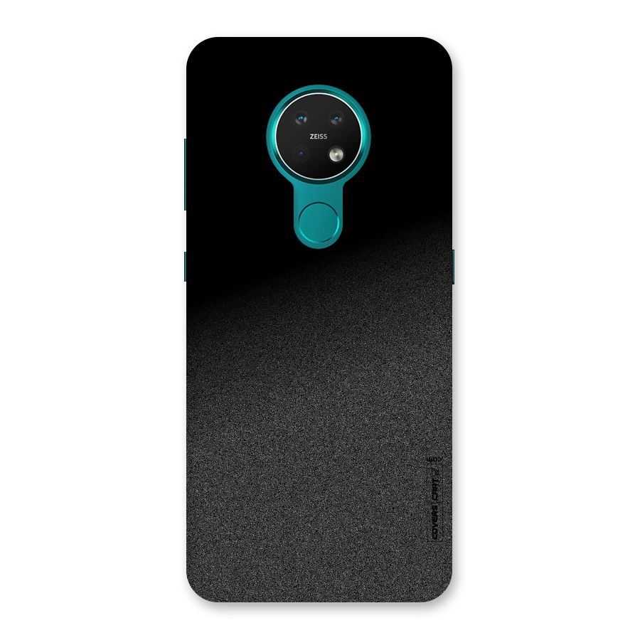 Black Grey Noise Fusion Back Case for Nokia 7.2