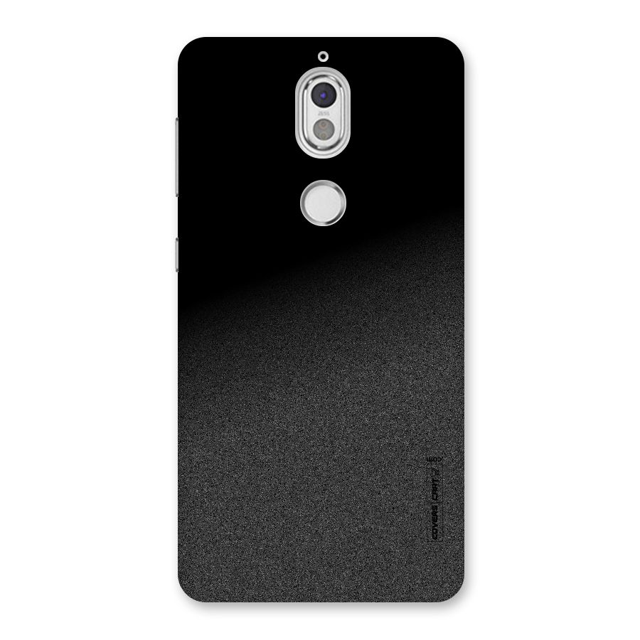 Black Grey Noise Fusion Back Case for Nokia 7