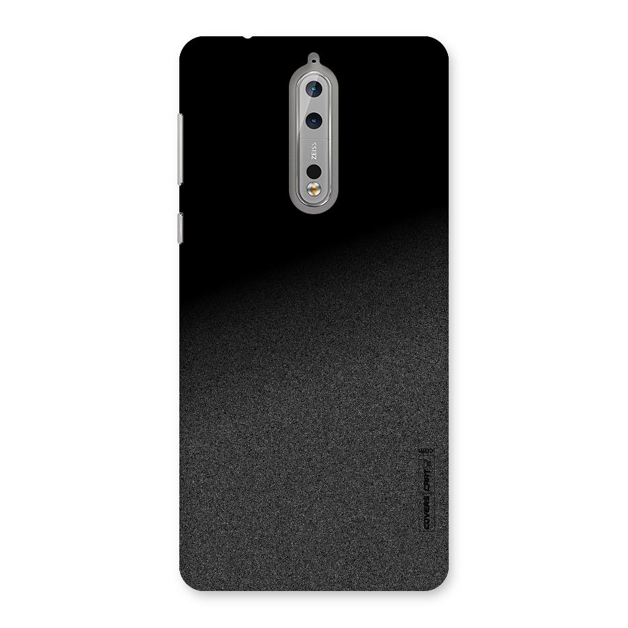 Black Grey Noise Fusion Back Case for Nokia 8