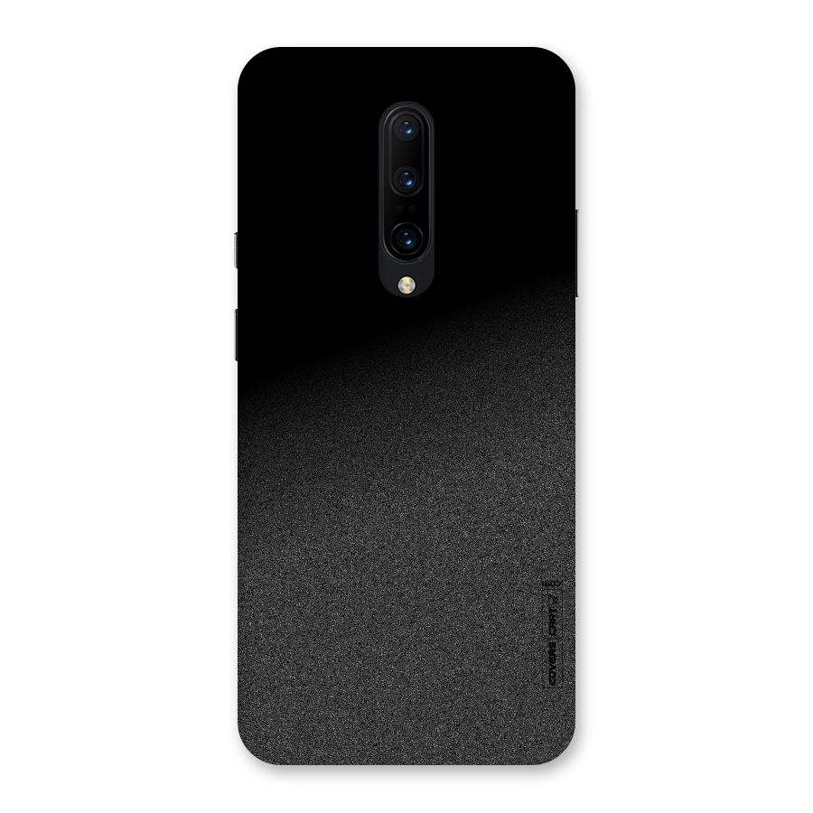Black Grey Noise Fusion Back Case for OnePlus 7 Pro