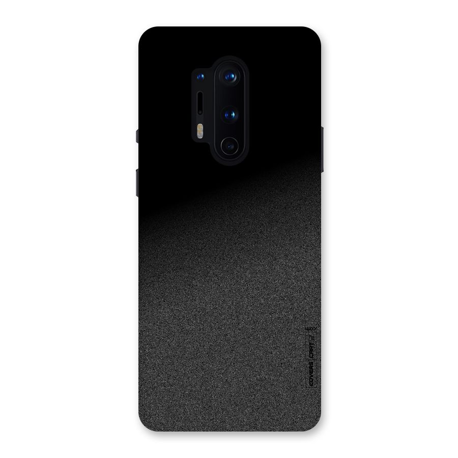 Black Grey Noise Fusion Back Case for OnePlus 8 Pro