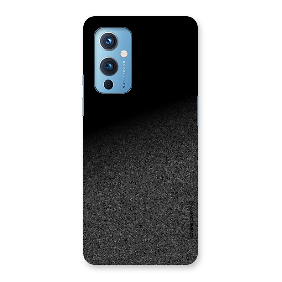 Black Grey Noise Fusion Back Case for OnePlus 9