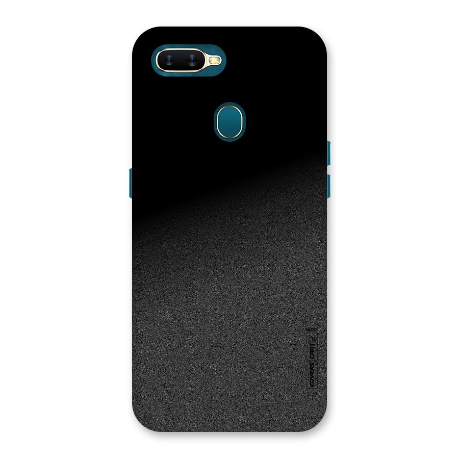 Black Grey Noise Fusion Back Case for Oppo A11k