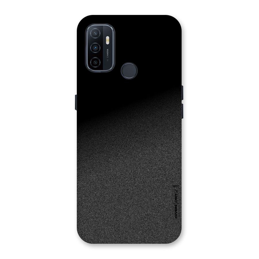 Black Grey Noise Fusion Back Case for Oppo A32