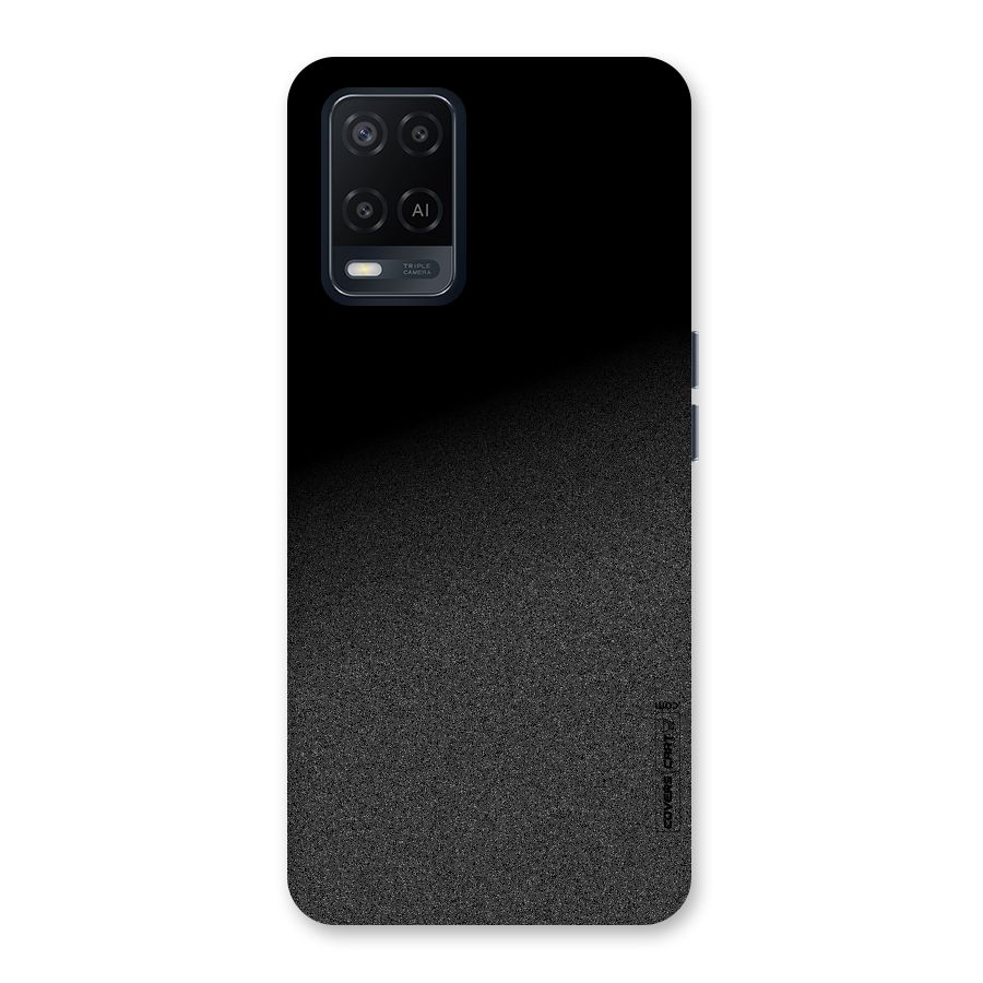Black Grey Noise Fusion Back Case for Oppo A54