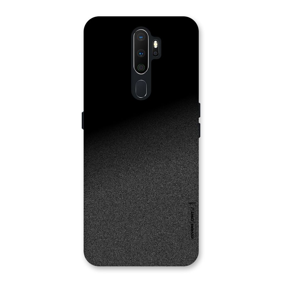 Black Grey Noise Fusion Back Case for Oppo A5 (2020)