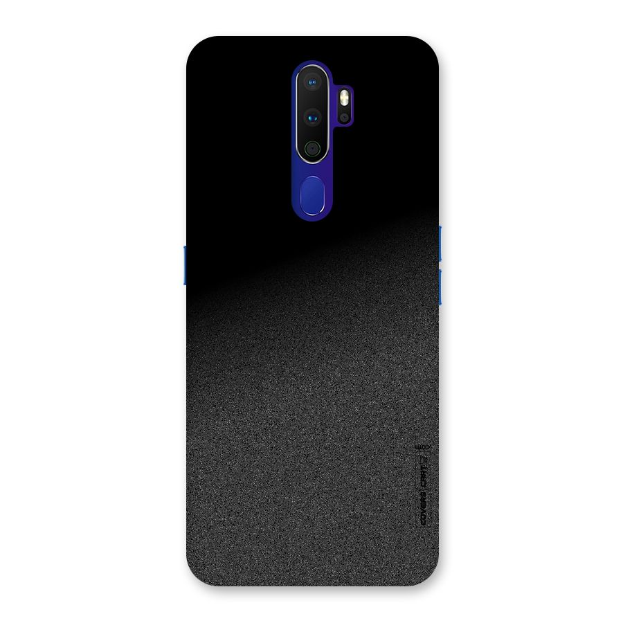 Black Grey Noise Fusion Back Case for Oppo A9 (2020)