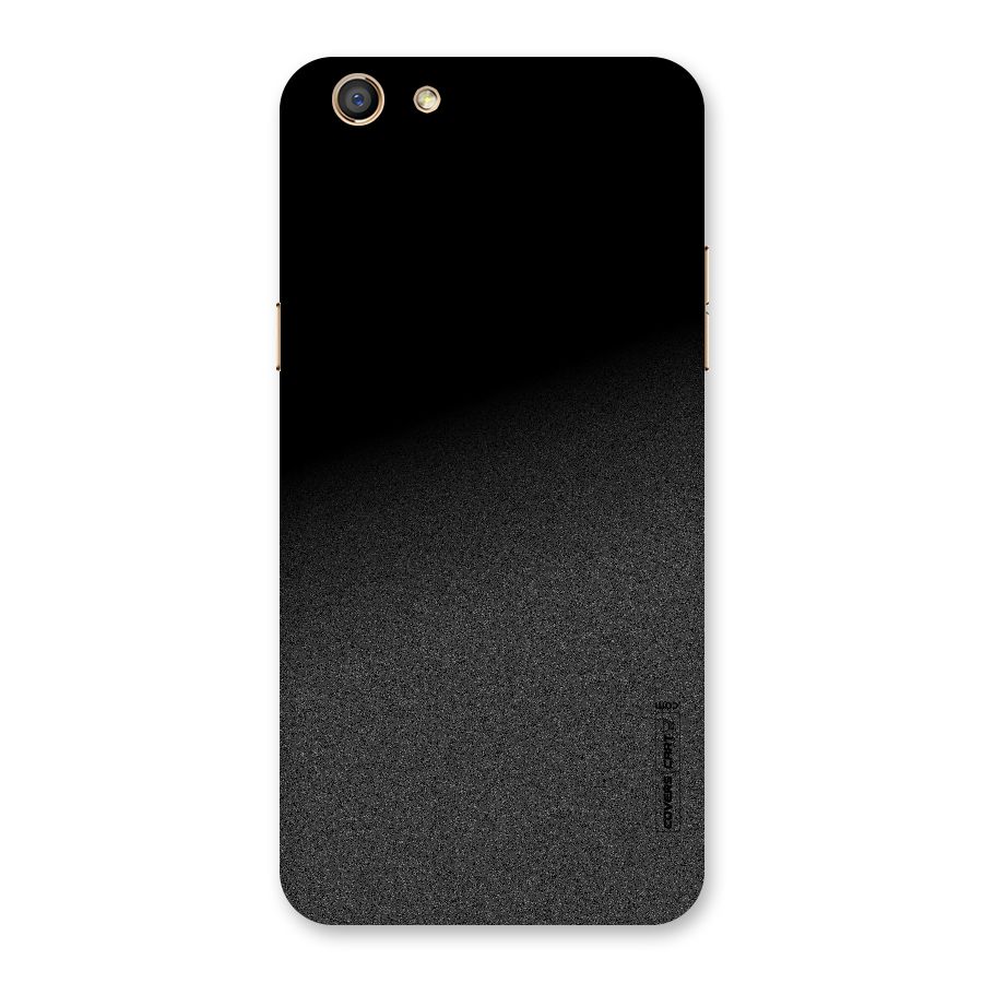 Black Grey Noise Fusion Back Case for Oppo F3