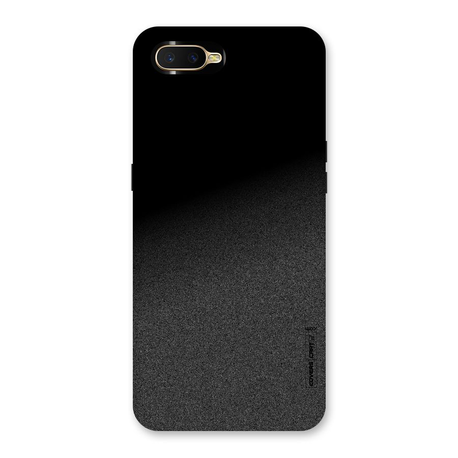 Black Grey Noise Fusion Back Case for Oppo K1