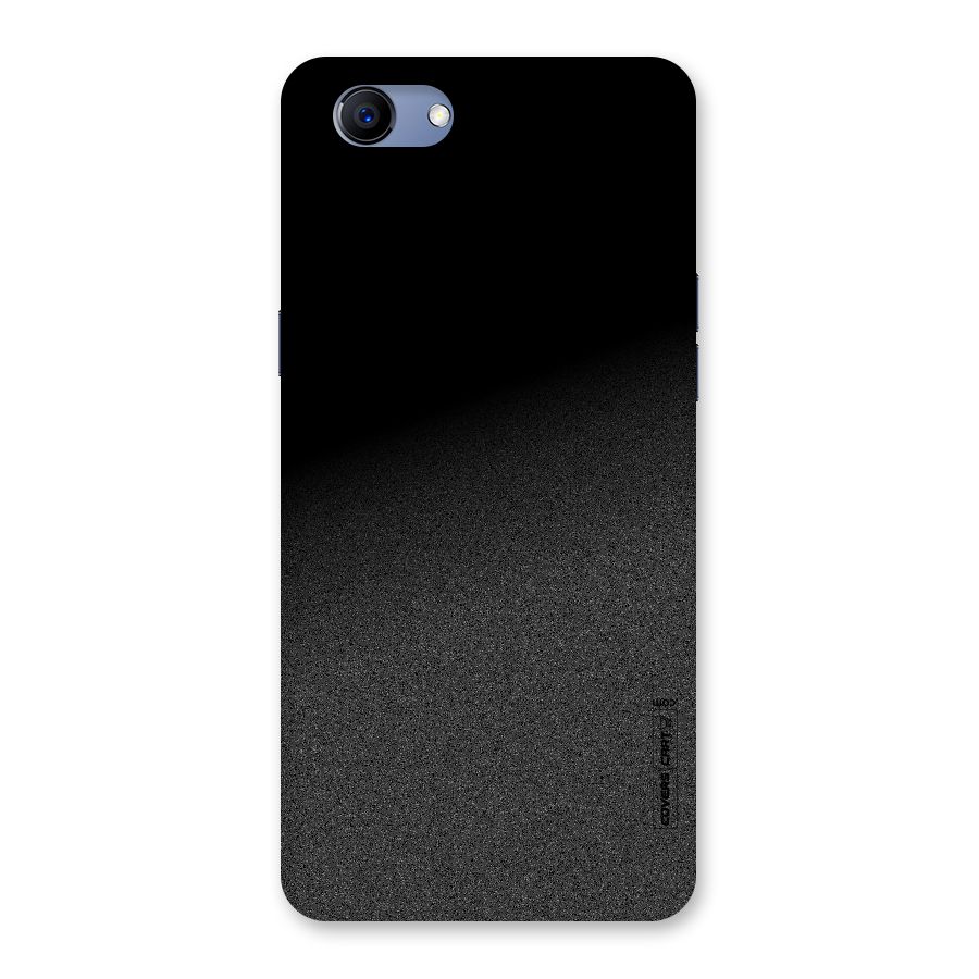Black Grey Noise Fusion Back Case for Oppo Realme 1