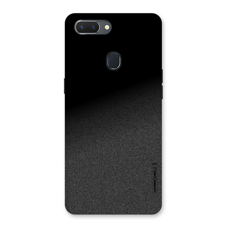 Black Grey Noise Fusion Back Case for Oppo Realme 2
