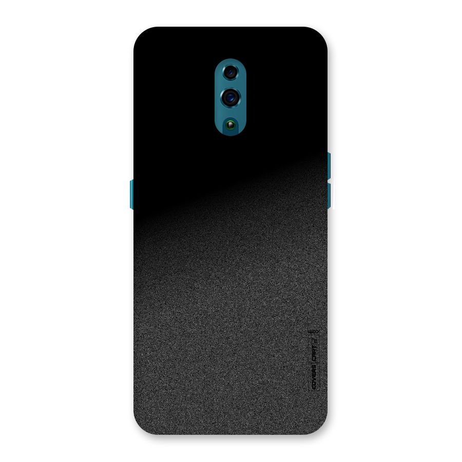 Black Grey Noise Fusion Back Case for Oppo Reno