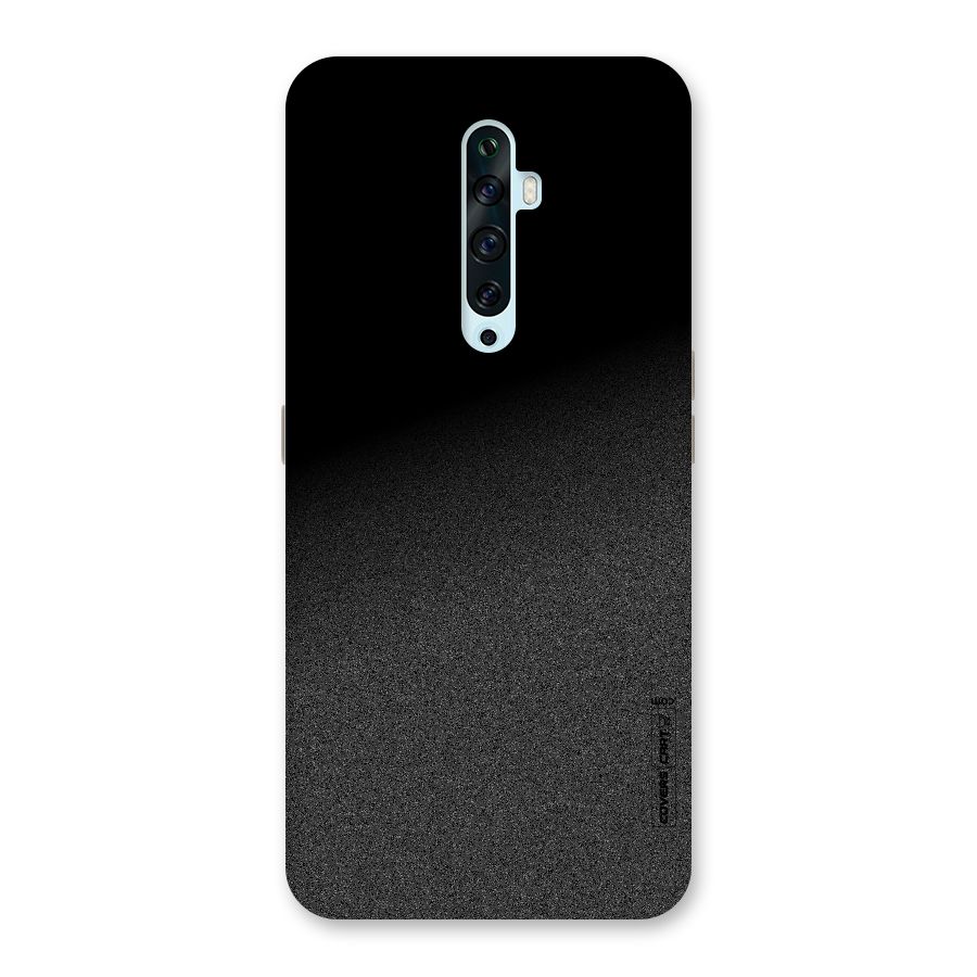 Black Grey Noise Fusion Back Case for Oppo Reno2 F