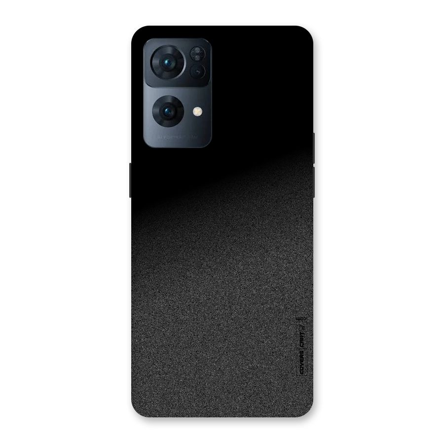 Black Grey Noise Fusion Back Case for Oppo Reno7 Pro 5G