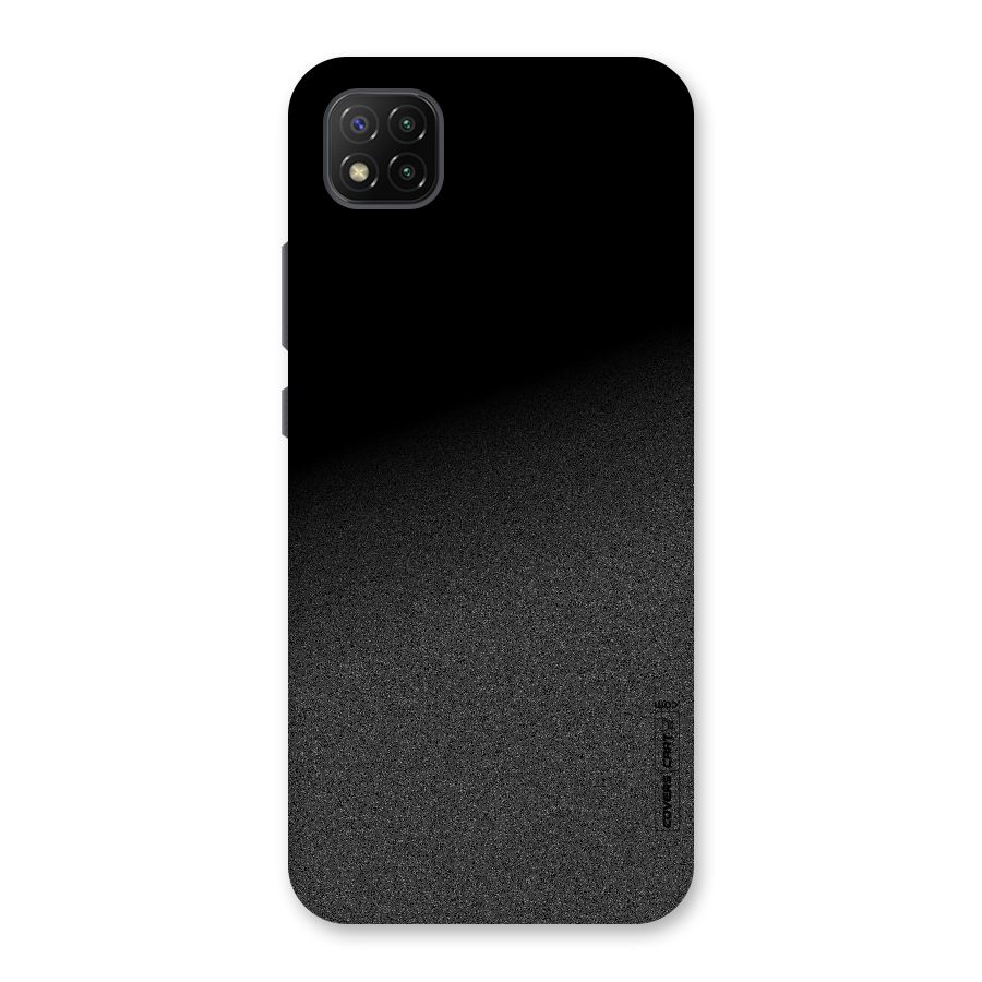 Black Grey Noise Fusion Back Case for Poco C3
