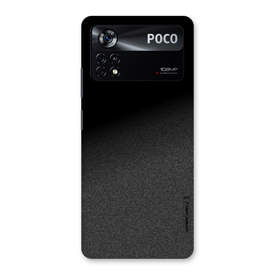 Black Grey Noise Fusion Back Case for Poco X4 Pro 5G