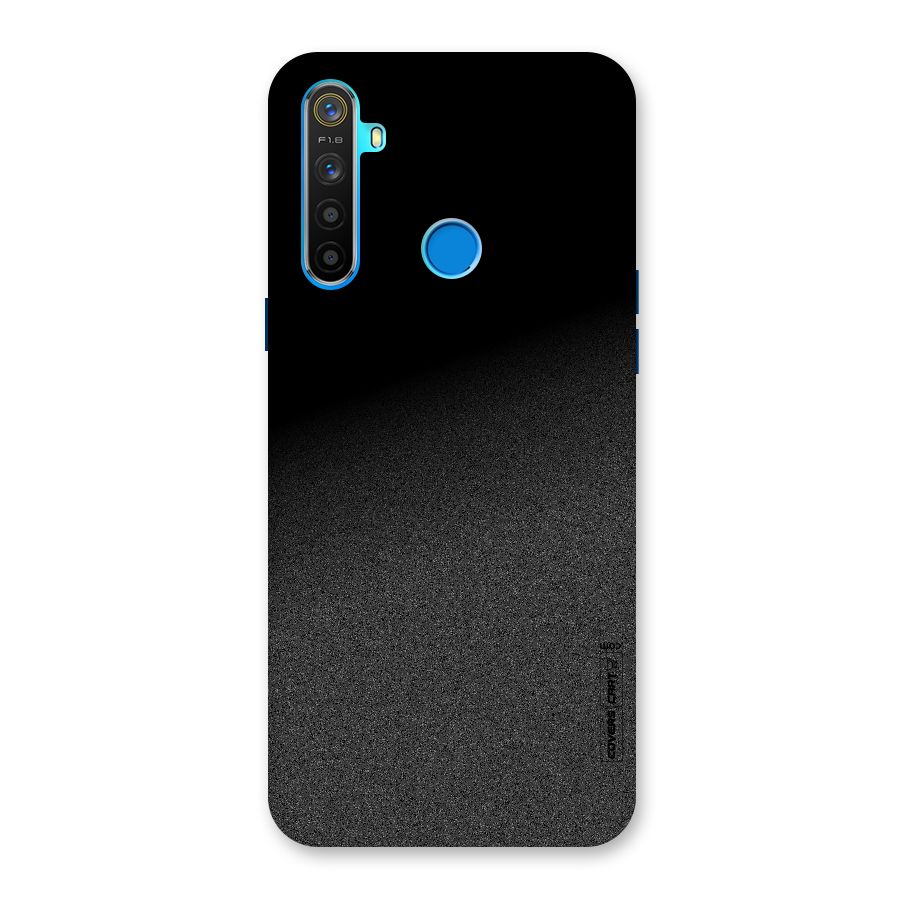 Black Grey Noise Fusion Back Case for Realme 5s