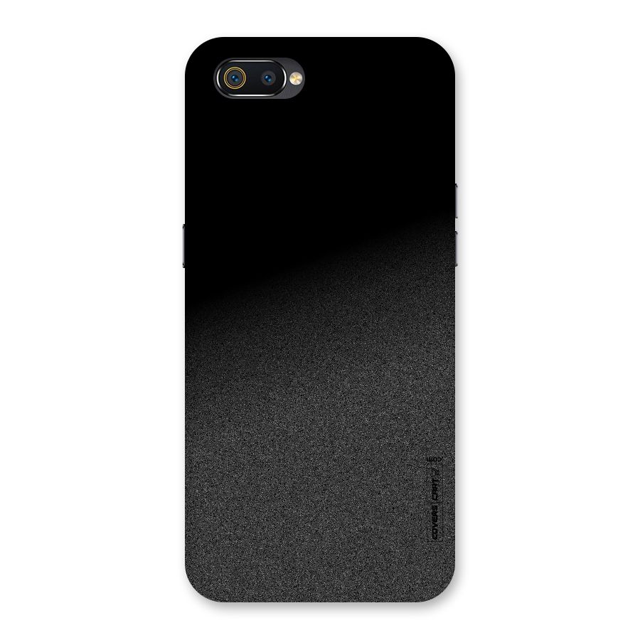 Black Grey Noise Fusion Back Case for Realme C2