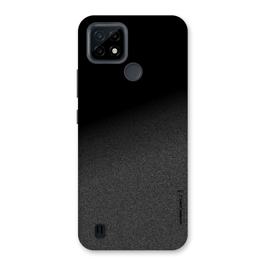 Black Grey Noise Fusion Back Case for Realme C21