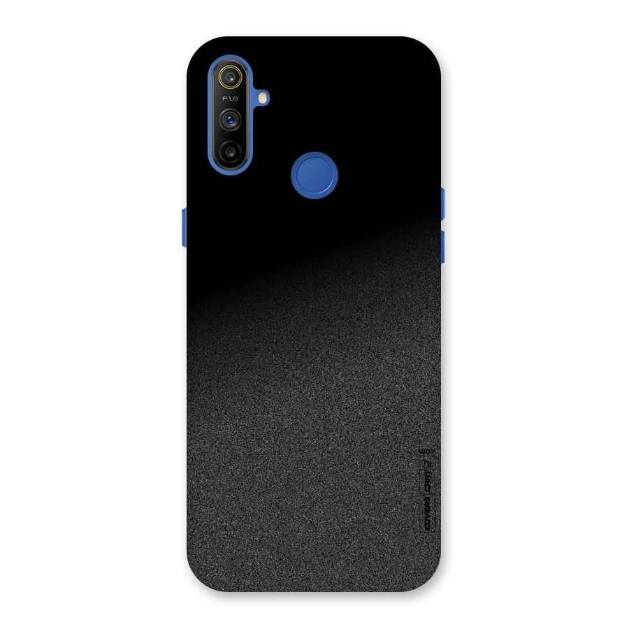 Black Grey Noise Fusion Back Case for Realme Narzo 10A