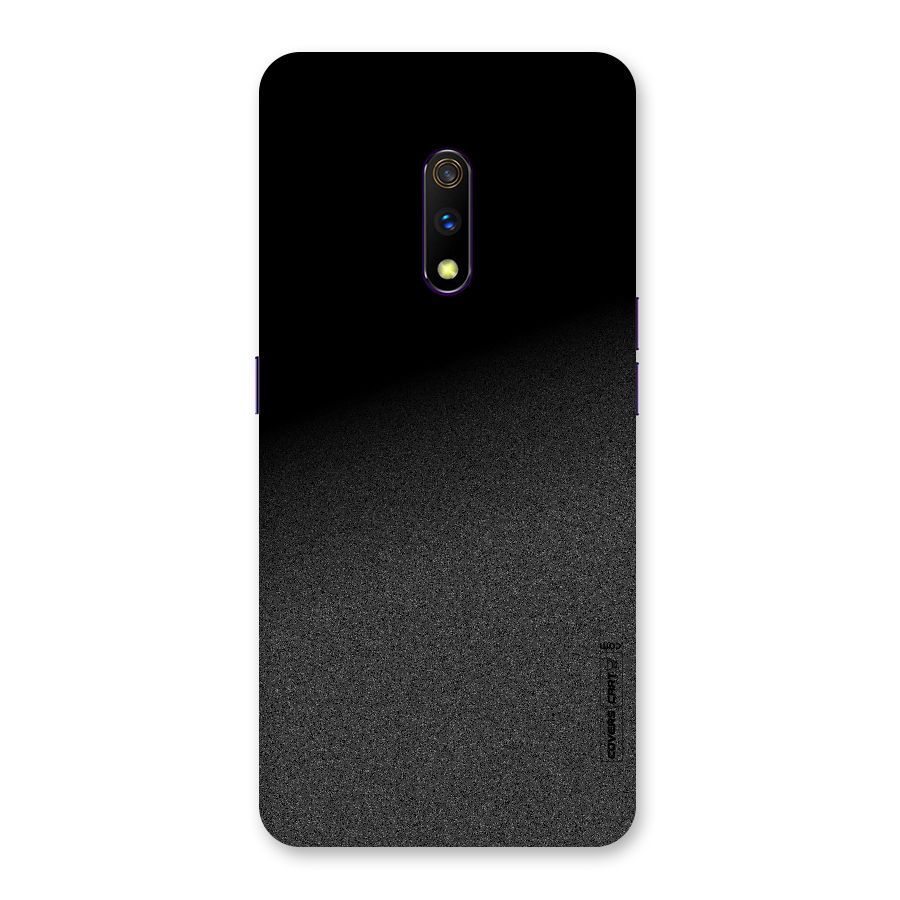 Black Grey Noise Fusion Back Case for Realme X