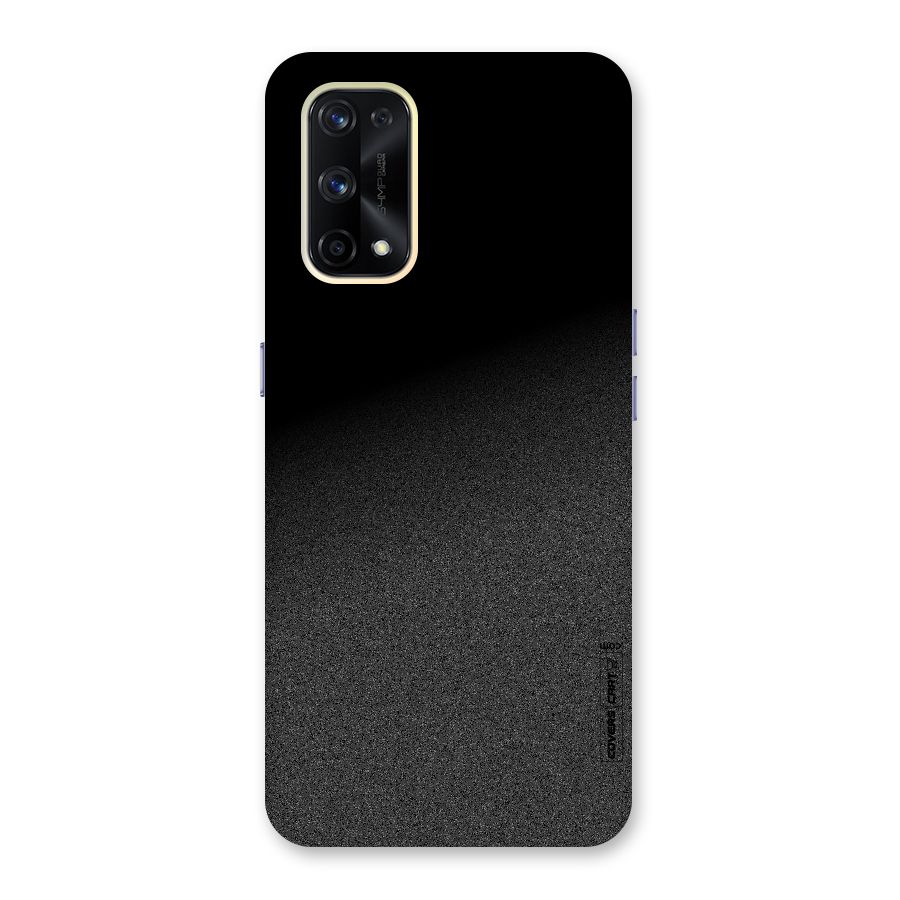 Black Grey Noise Fusion Glass Back Case for Realme X7 Pro