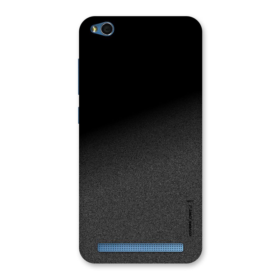 Black Grey Noise Fusion Back Case for Redmi 5A