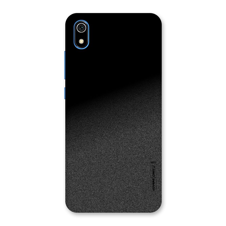 Black Grey Noise Fusion Back Case for Redmi 7A