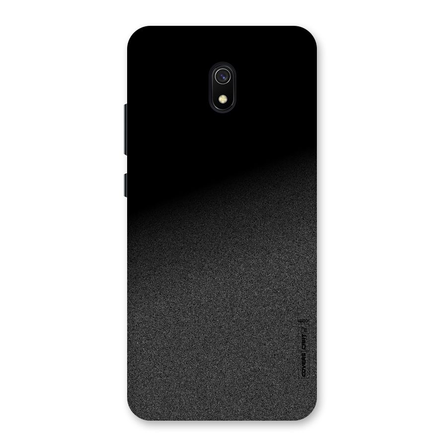 Black Grey Noise Fusion Back Case for Redmi 8A