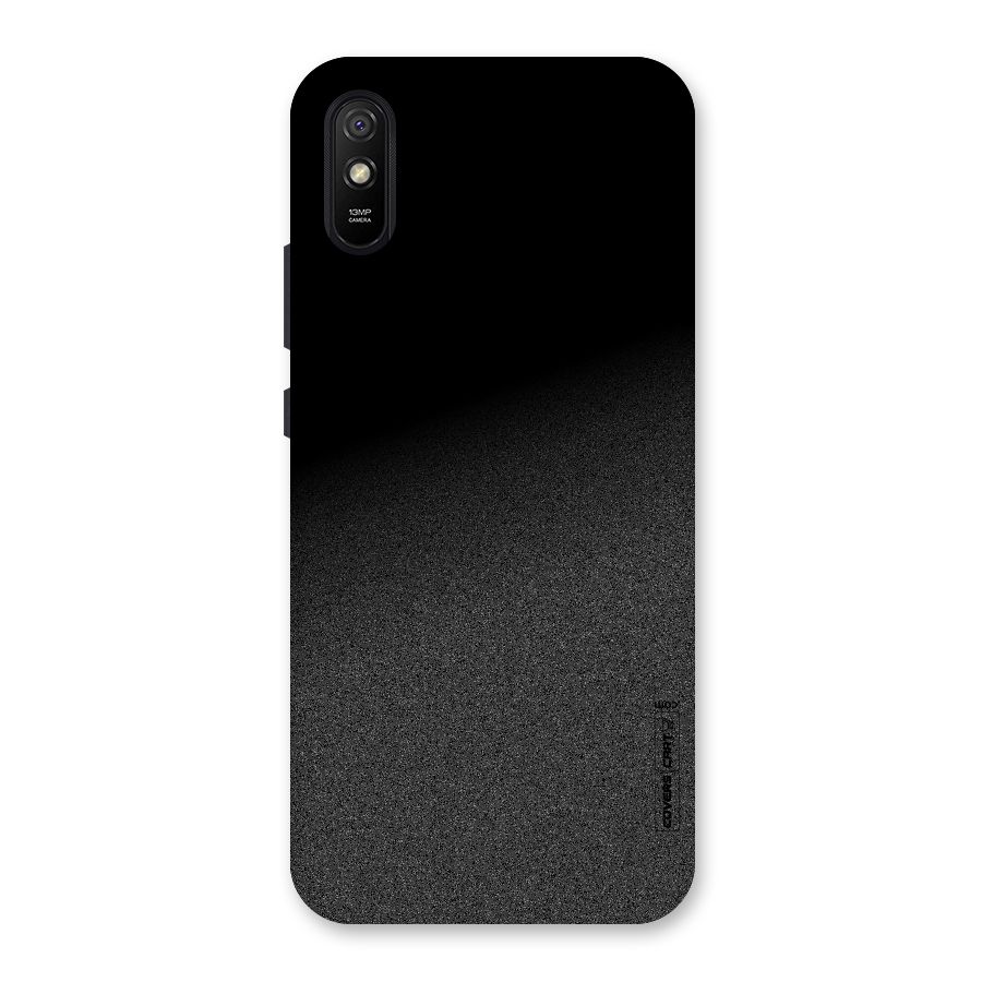 Black Grey Noise Fusion Back Case for Redmi 9A
